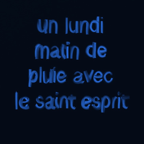 Un lundi matin de pluie avec le saint esprit
